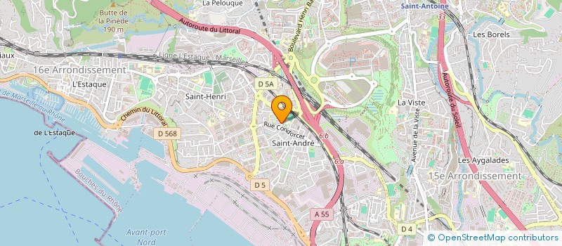 localisation de l'entreprise PERSONNAL WAGON à MARSEILLE