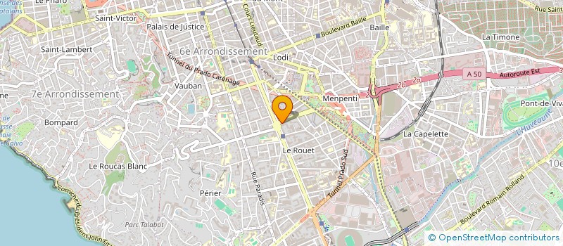 localisation de l'entreprise PERSONNE à MARSEILLE