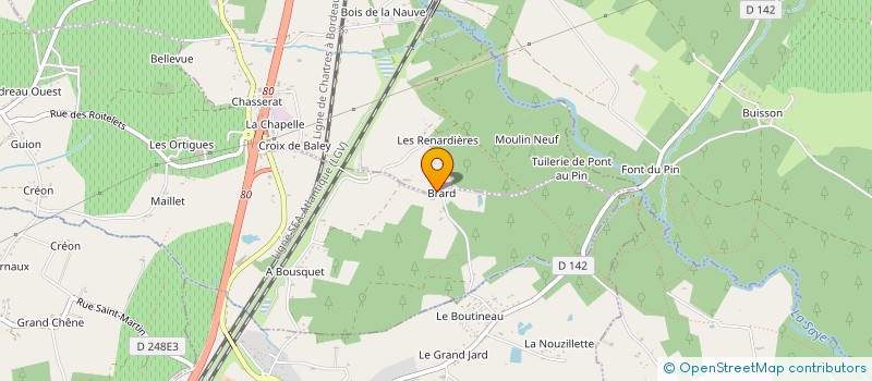 localisation de l'entreprise PERSONNE  MARCENAIS