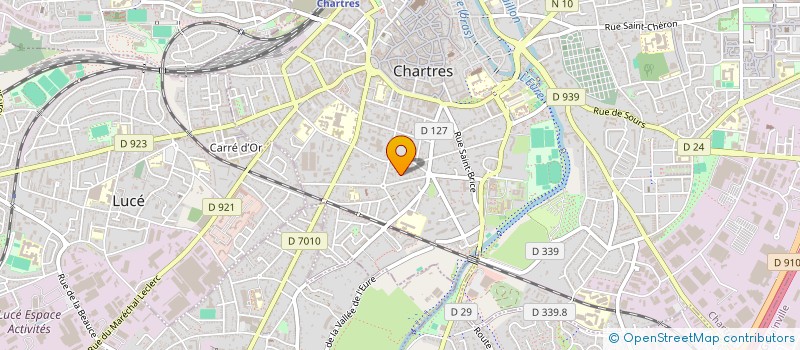 localisation de l'entreprise PERSONNES HANDICAP ACCES REINSERT EMPLOI à CHARTRES