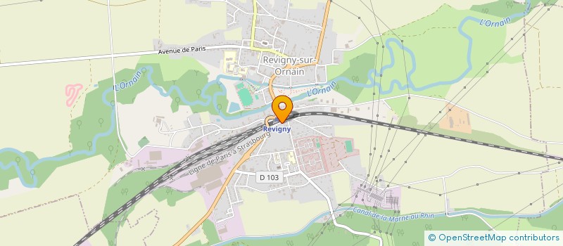 localisation de l'entreprise PERSONNETTAZ PERE ET FILS à REVIGNY-SUR-ORNAIN