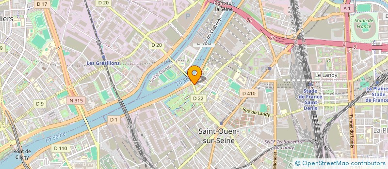 localisation de l'entreprise PERSONNETTAZ VALENTIN DE MOURGUES SARAH  SAINT-OUEN-SUR-SEINE