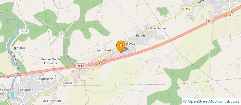 localisation de l'entreprise PERSONNIC  LOUARGAT