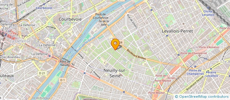 localisation de l'entreprise PERSOPRESS à NEUILLY-SUR-SEINE