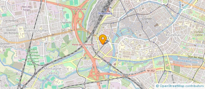 localisation de l'entreprise PERSPECTA  STRASBOURG