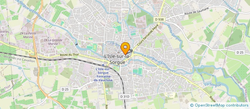 localisation de l'entreprise PERSPECTIVE  L'ISLE-SUR-LA-SORGUE