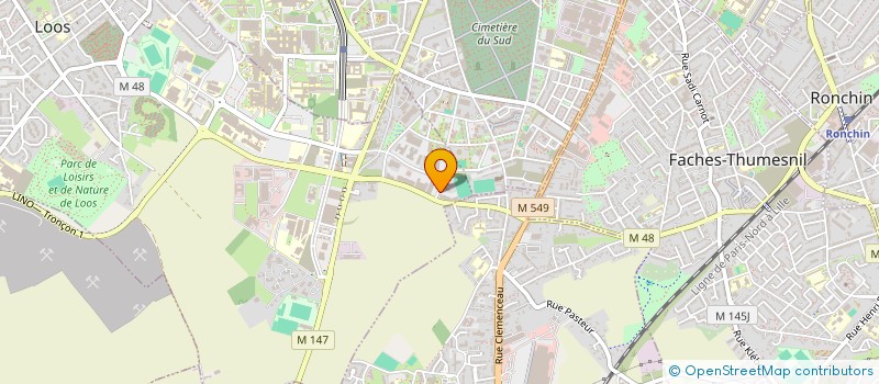 localisation de l'entreprise PERSPECTIVE  LILLE