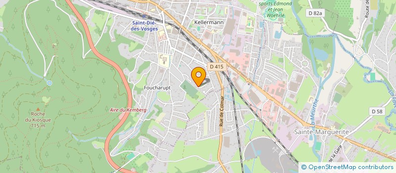localisation de l'entreprise PERSPECTIVE 88  SAINT-DIE-DES-VOSGES