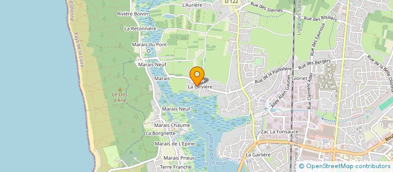 localisation de l'entreprise PERSPECTIVE à LES SABLES-D'OLONNE