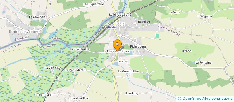 localisation de l'entreprise PERSPECTIVE ANALYTICS  GUEMENE-PENFAO