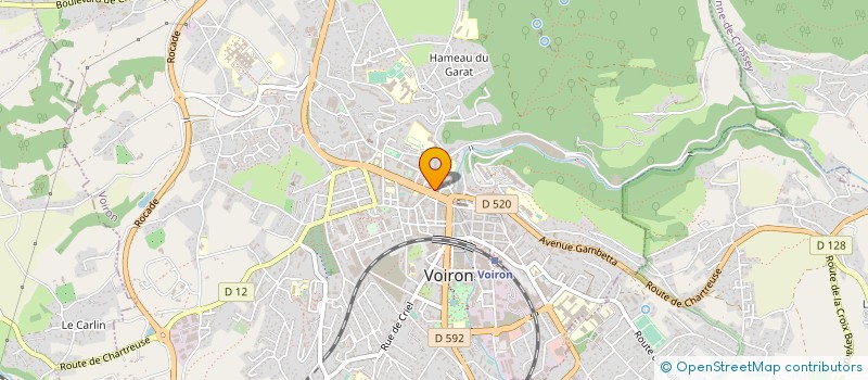 localisation de l'entreprise PERSPECTIVE AUTOMOBILE à VOIRON