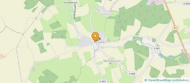 localisation de l'entreprise PERSPECTIVE DURABLE  ESSISES