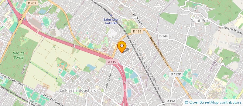 localisation de l'entreprise PERSPECTIVE ET VISION  SAINT-LEU-LA-FORET