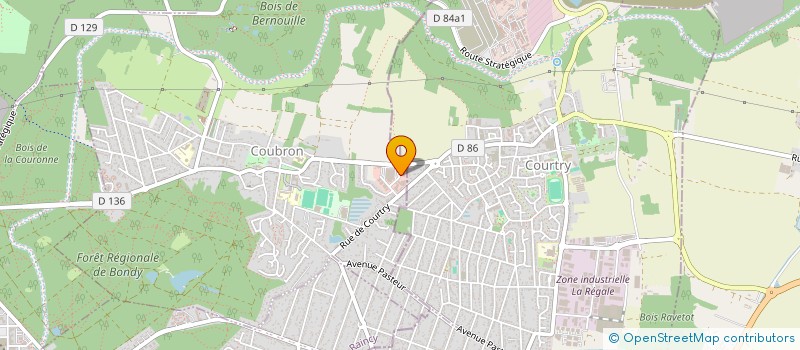 localisation de l'entreprise PERSPECTIVE HABITAT  COUBRON