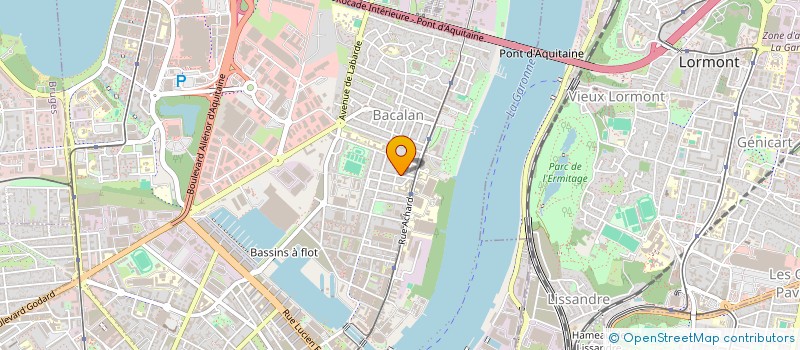 localisation de l'entreprise PERSPECTIVE IMMOBILIER  BORDEAUX