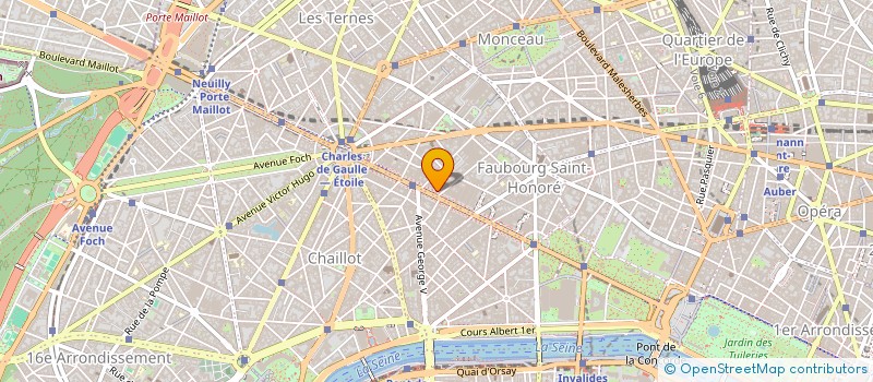localisation de l'entreprise PERSPECTIVE PARISIENNE NEGOCE IMMOBILIER à PARIS
