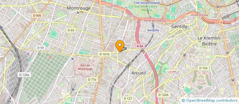 localisation de l'entreprise PERSPECTIVE SECURITE PRIVEE 'PSP' à ARCUEIL