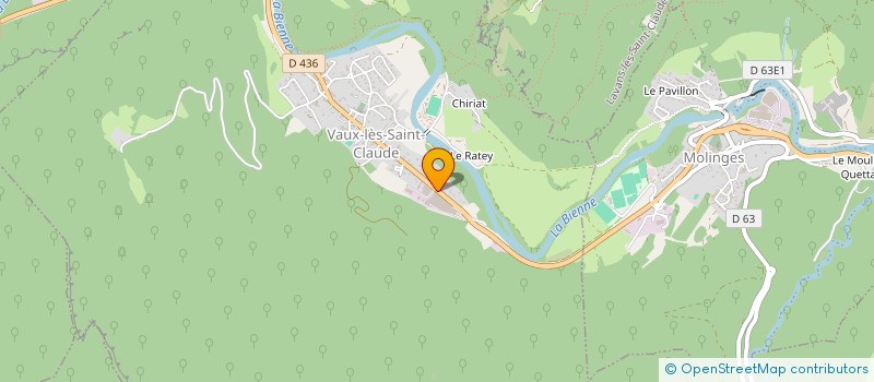 localisation de l'entreprise PERSPECTIVES 2019  VAUX-LES-SAINT-CLAUDE