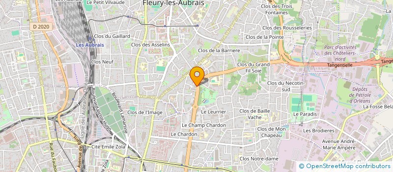 localisation de l'entreprise PERSPECTIVES à ORLEANS