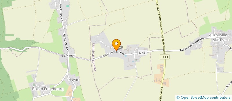 localisation de l'entreprise PERSPECTIVES  MARTAINVILLE-EPREVILLE