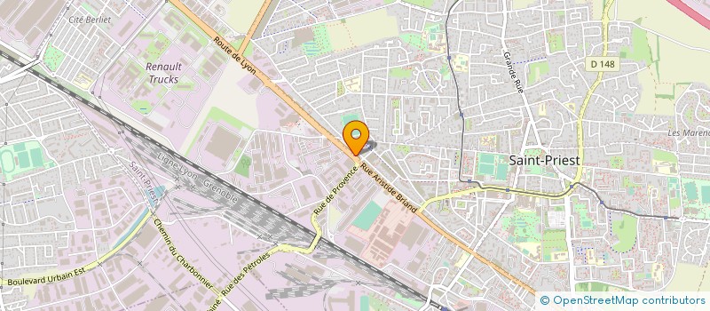 localisation de l'entreprise PERSPECTIVES  SAINT-PRIEST