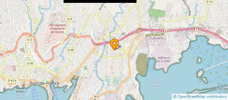 localisation de l'entreprise PERSPECTIVES  FORT-DE-FRANCE