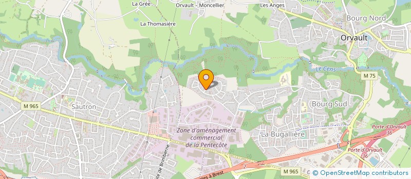 localisation de l'entreprise PERSPECTIVES à ORVAULT