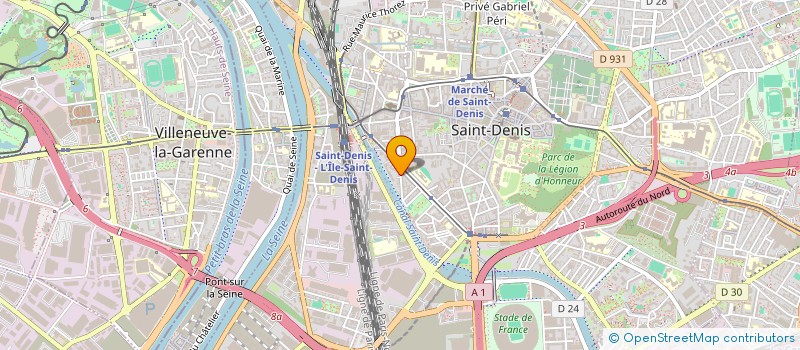 localisation de l'entreprise PERSPECTIVES à SAINT-DENIS