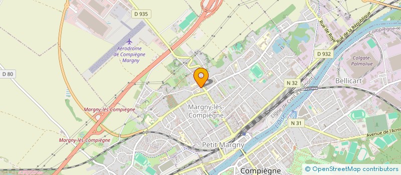 localisation de l'entreprise PERSPECTIVES à MARGNY-LES-COMPIEGNE