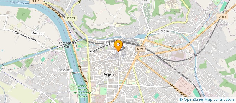 localisation de l'entreprise PERSPECTIVES AGENAISES  AGEN