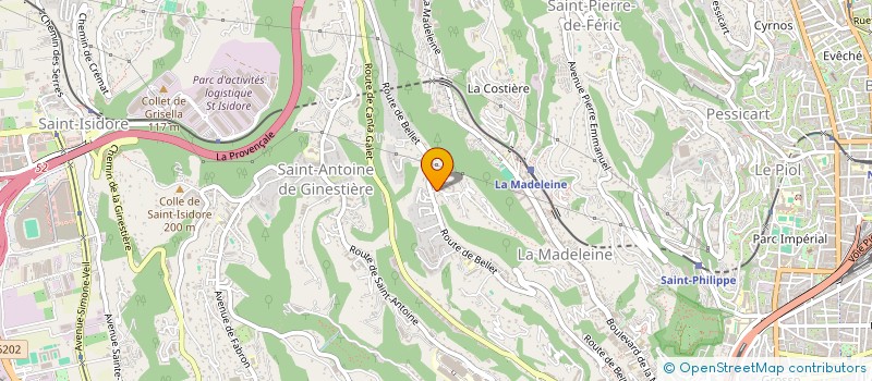 localisation de l'entreprise PERSPECTIVES ENTERTAINEMENT  NICE