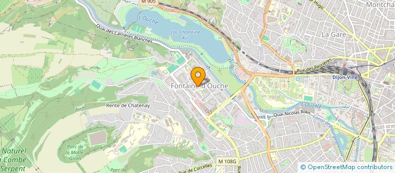 localisation de l'entreprise PERSPECTIVES ET ACTIONS à DIJON
