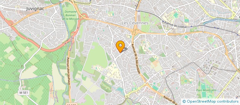 localisation de l'entreprise PERSPECTIVES HERAULTAISES à MONTPELLIER