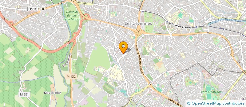 localisation de l'entreprise PERSPECTIVES IMMOBILIERES à MONTPELLIER