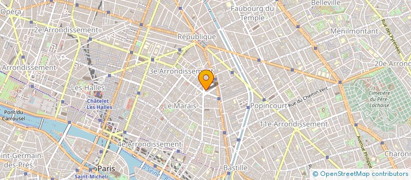 localisation de l'entreprise PERSPECTIVES & INVESTISSEMENTS à PARIS