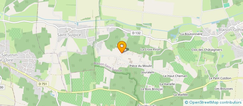 localisation de l'entreprise PERSPECTIVES OPHTA  BLAISON-SAINT-SULPICE