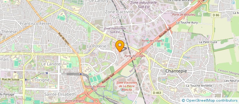 localisation de l'entreprise PERSPECTIVES RH à RENNES