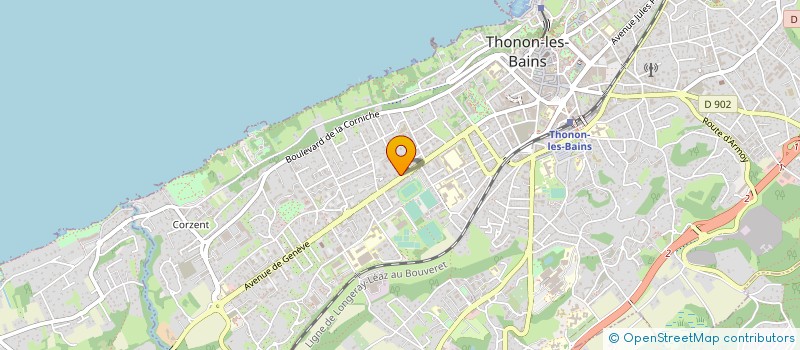 localisation de l'entreprise PERSPECTIVIA à THONON-LES-BAINS
