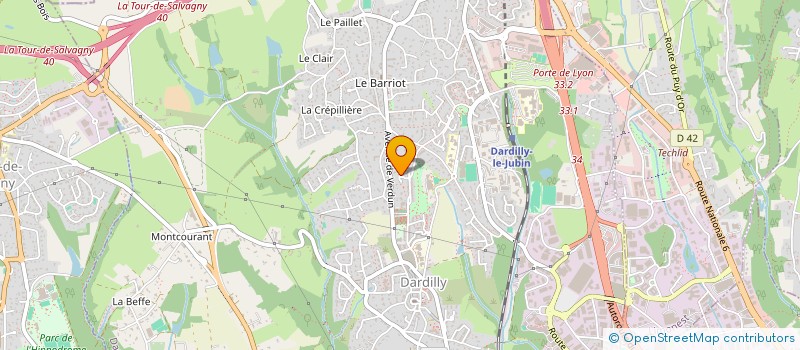 localisation de l'entreprise PERSPICIO à DARDILLY