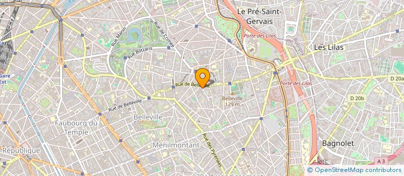 localisation de l'entreprise PERSTA  PARIS