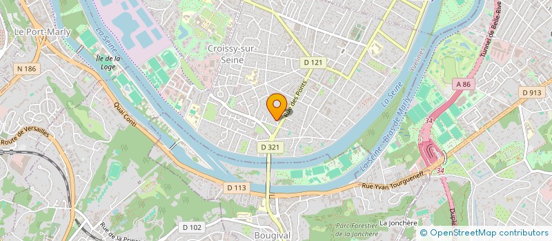 localisation de l'entreprise PERSTEF  CROISSY-SUR-SEINE