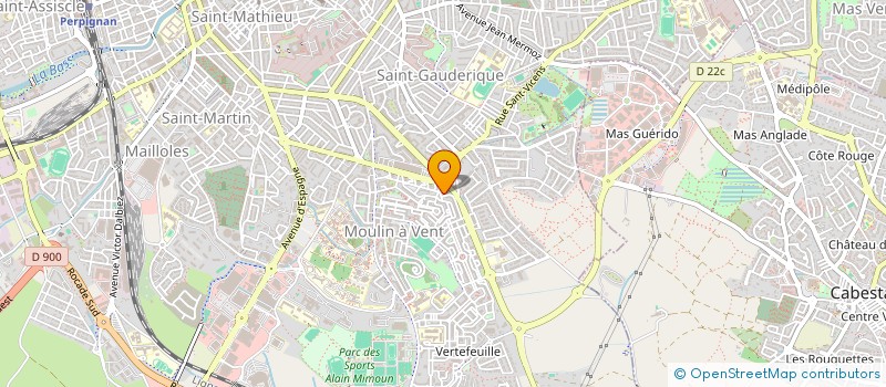 localisation de l'entreprise PERSY  PERPIGNAN