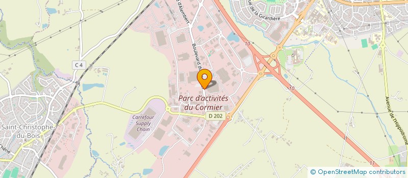 localisation de l'entreprise PERTEC SYSTEM&SERVICES à CHOLET