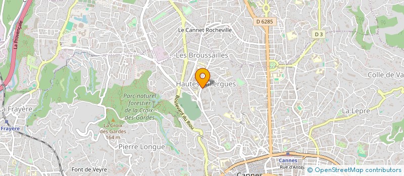 localisation de l'entreprise PERTHUISOT CHRISTOPHER INFIRMIER à CANNES