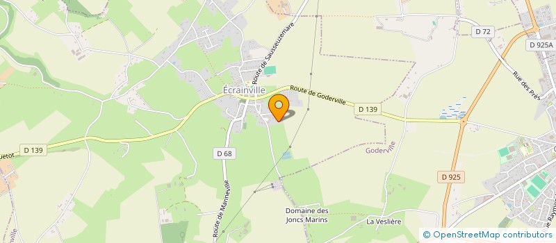 localisation de l'entreprise PERTINENCE  ECRAINVILLE