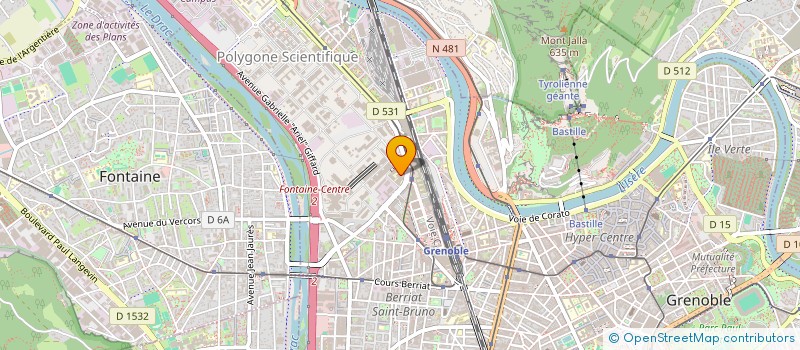 localisation de l'entreprise PERTINENCE INVEST à GRENOBLE