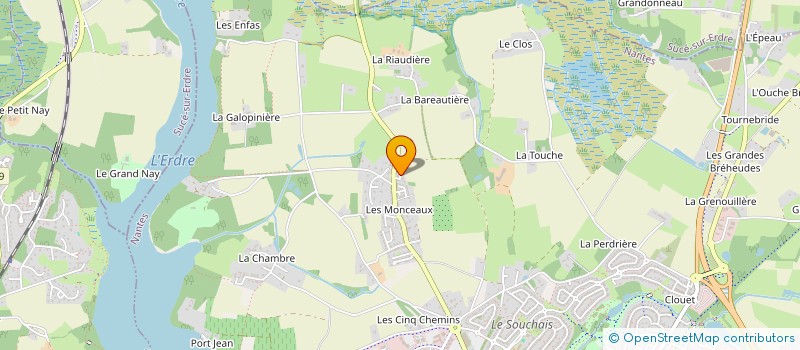 localisation de l'entreprise PERTON  CARQUEFOU