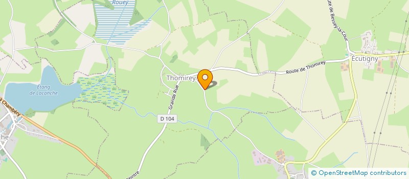 localisation de l'entreprise PERTUIS DE LA CLEF  MONTCEAU-ET-ECHARNANT