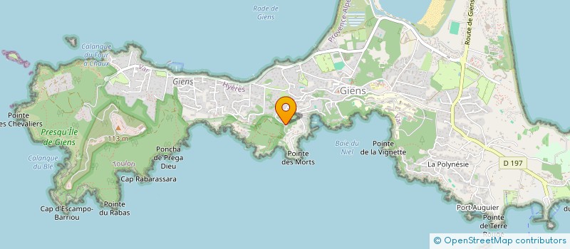localisation de l'entreprise PERTUIS FC à HYERES