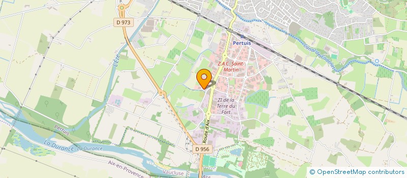 localisation de l'entreprise PERTUIS FOOD  PERTUIS